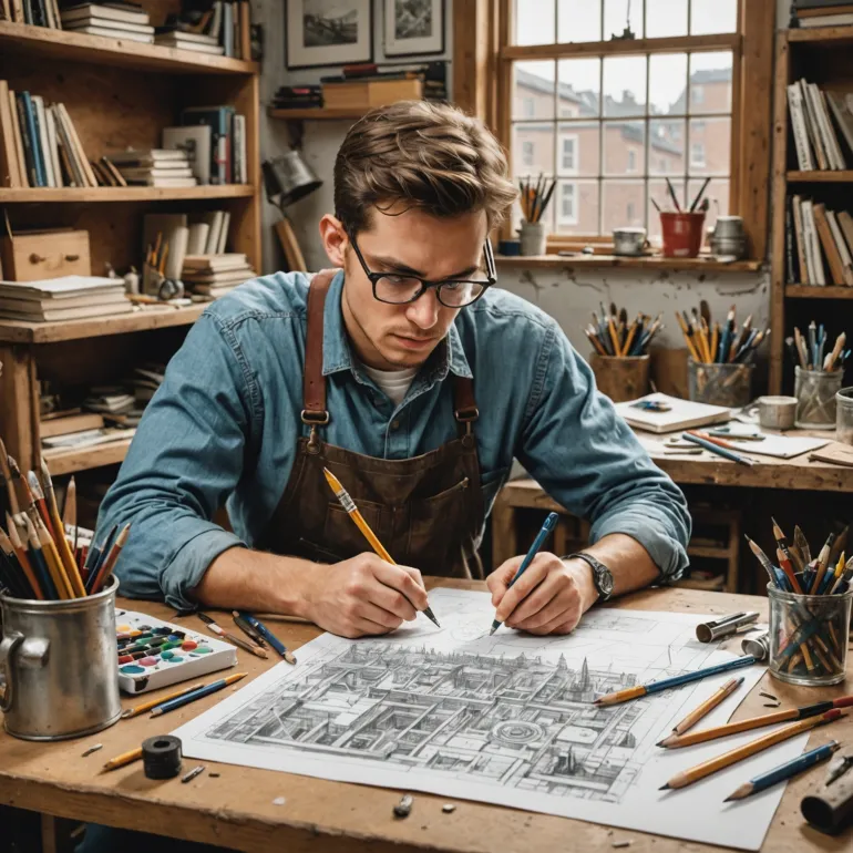 Искусство рисования: от полицейского до танка КВ-6 — творческие горизонты для каждого