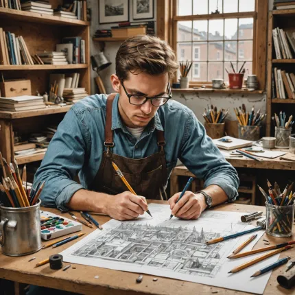 Искусство рисования: от полицейского до танка КВ-6 — творческие горизонты для каждого