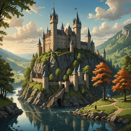 Погружение в Средневековье: Как рисунки раскрывают тайны эпохи рыцарей и замков